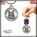 Norwich Terrier Keychain D128KC