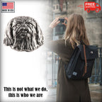 Pekingese Head Pin D136