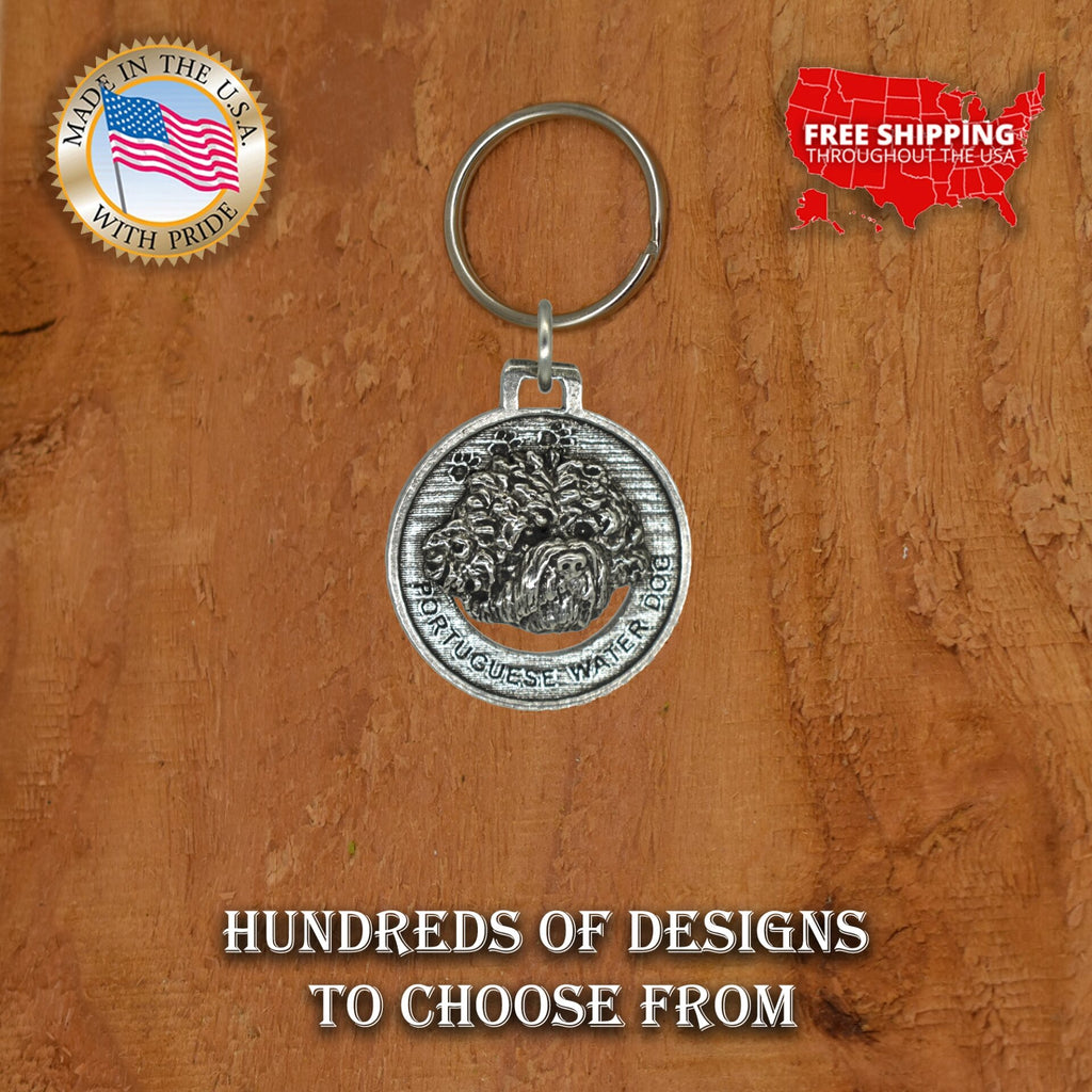 Portuguese Water Dog Keychain D146KC
