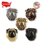 Pug Head Pin D148