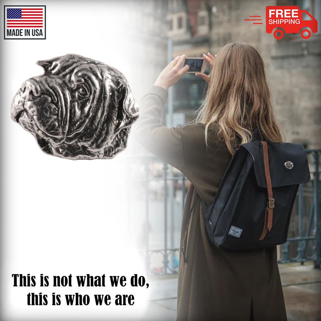 Shar-Pei Dog Head Pin D162