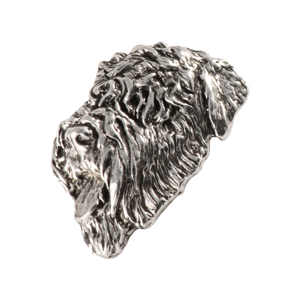 Wheaten Terrier Dog Head Pin D180