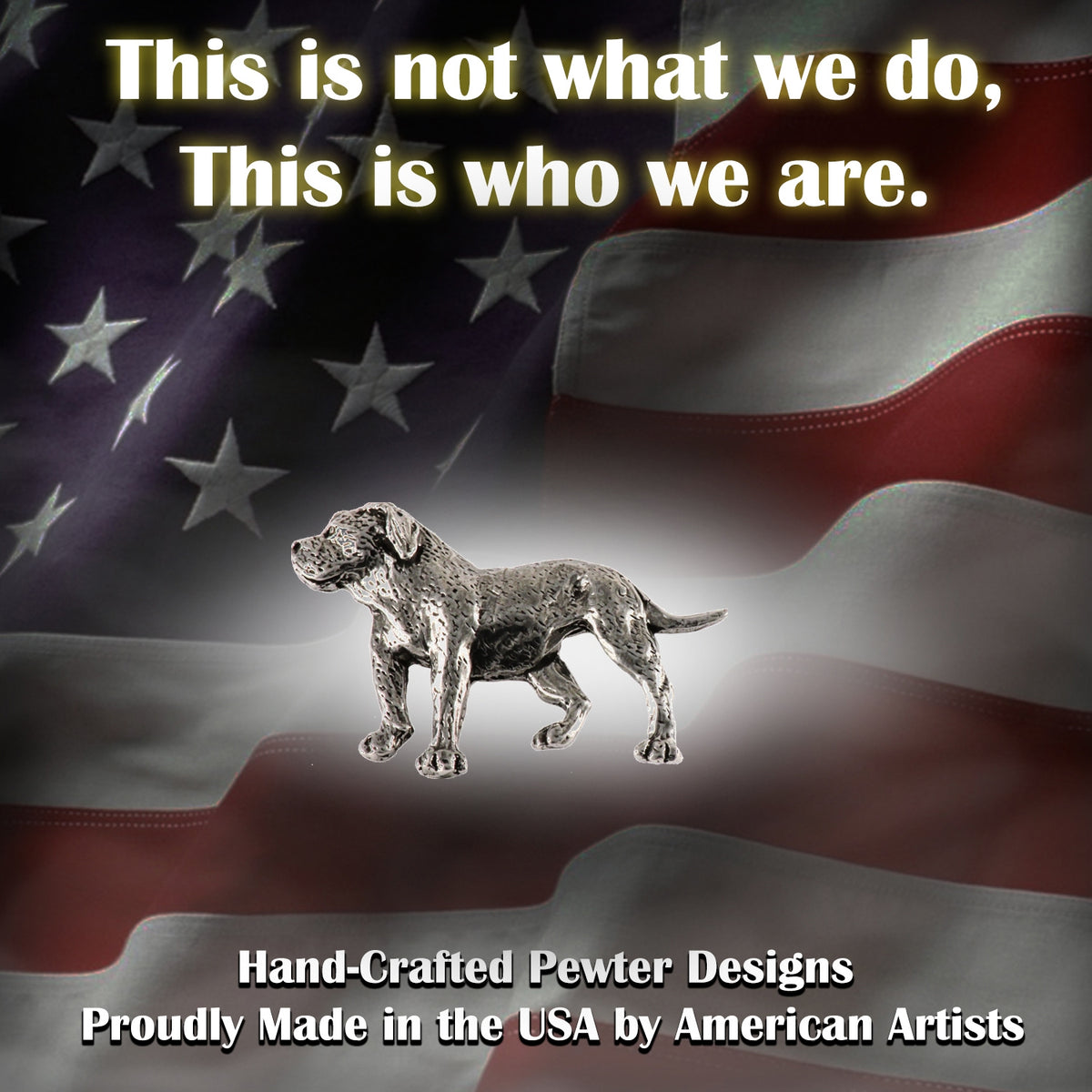 American Bulldog Full Body Pin D306F