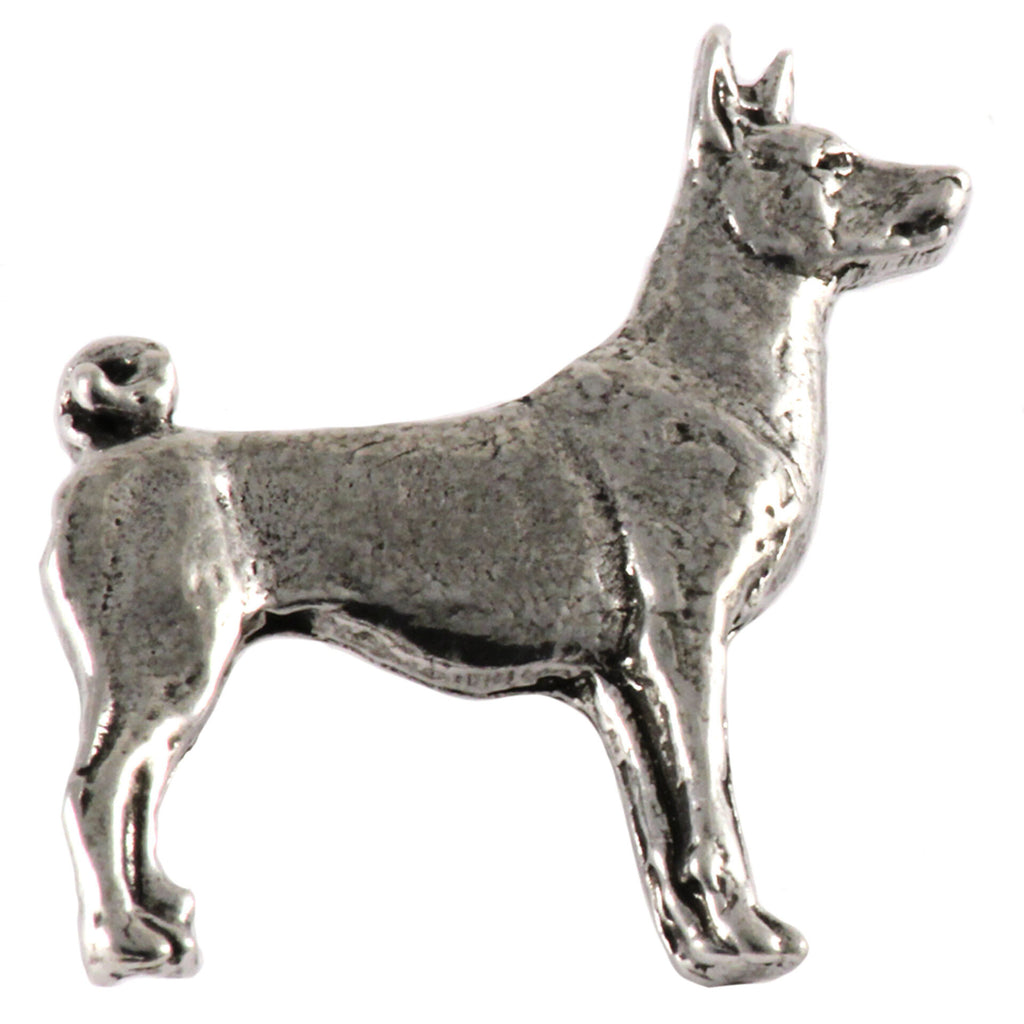 Basenji Dog Full Body Pin D318F