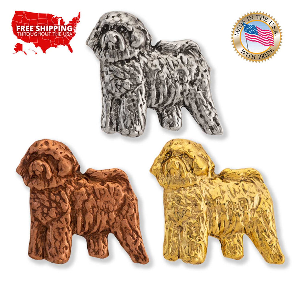 Bichon Frise Full Body Mini Pin D326MP