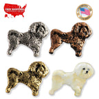 Bichon Frise Dog Full Body Pin D326F