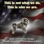 Bichon Frise Dog Full Body Pin D326F
