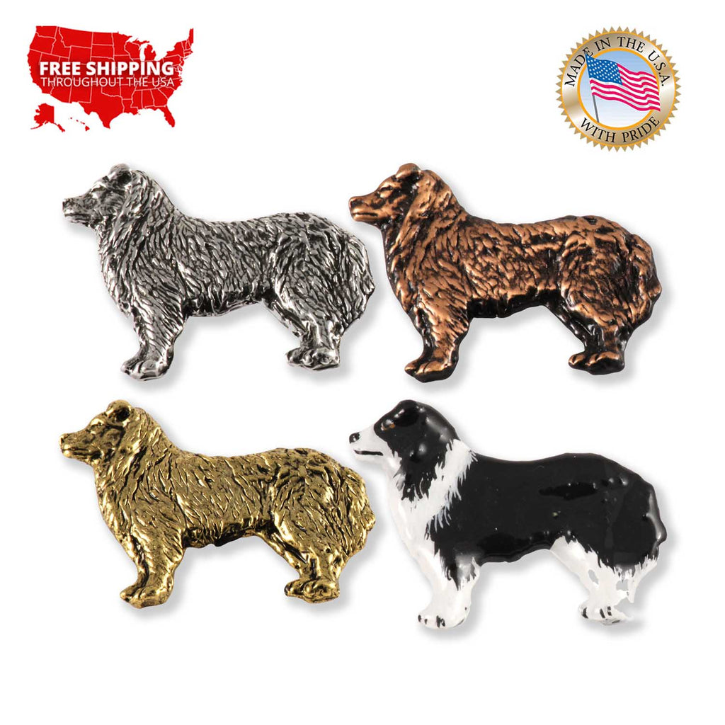 Border Collie Full Body Pin D330F
