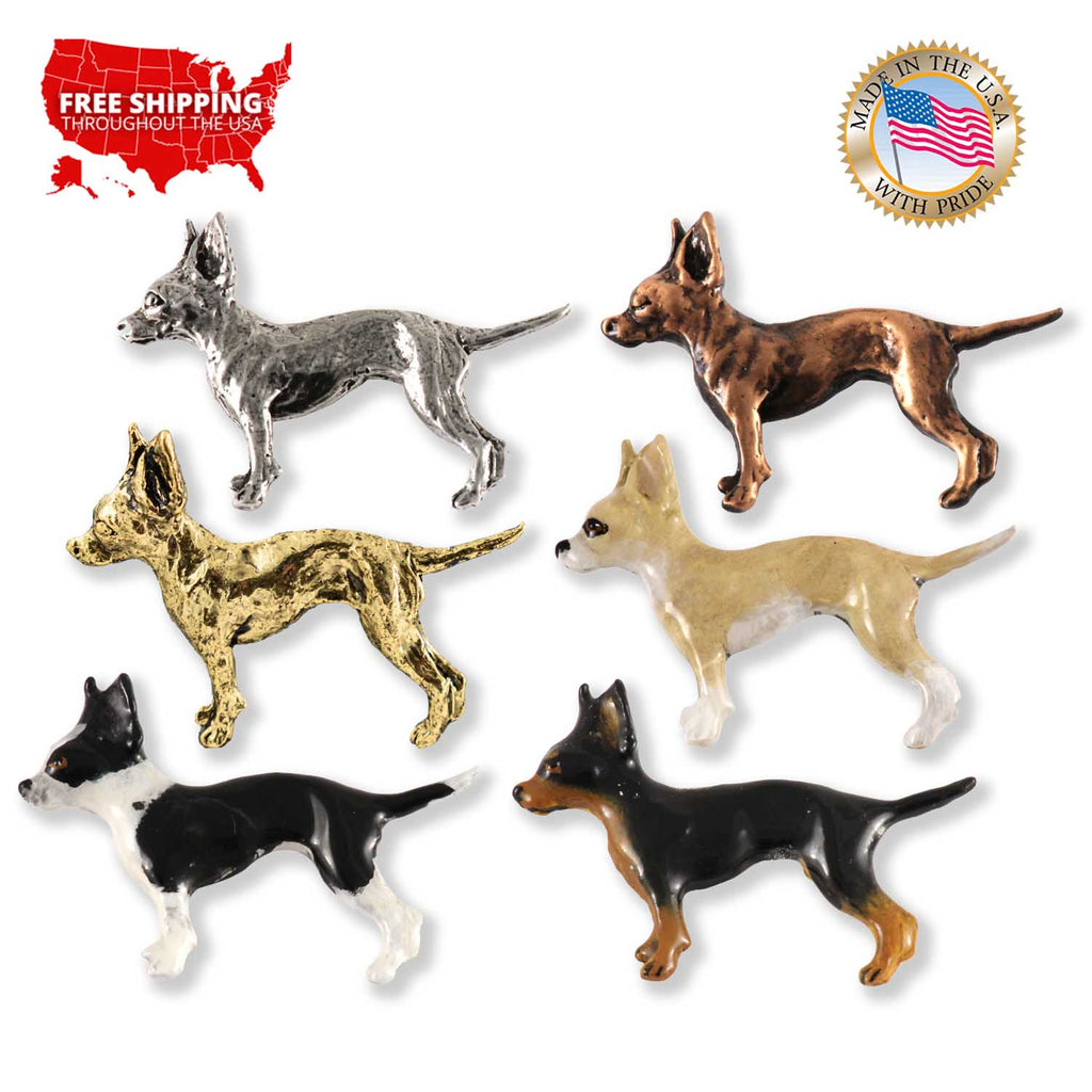 Chihuahua Full Body Pin D348F