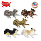 Long Haired Chihuahua Full Body Pin D350F