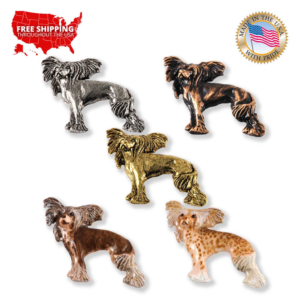 Chinese Crested Full Body Pin D352F