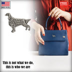 English Setter Full Body Mini Pin D378MP