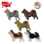 Malamute Dog Full Body Pin D418F