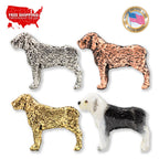 Old English Sheepdog Pet Cut Full Body Pin D433F