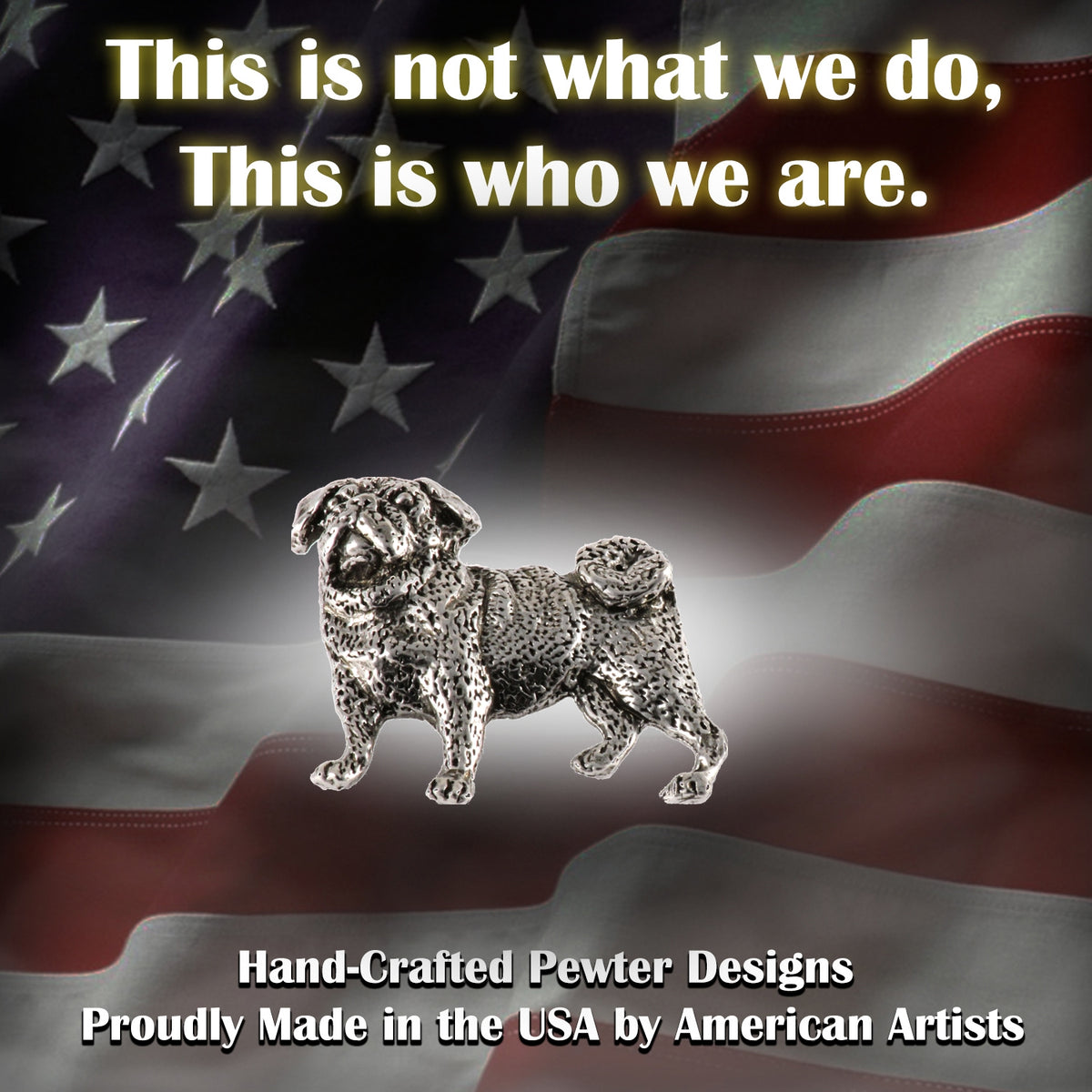 Pug Full Body Pin D448F