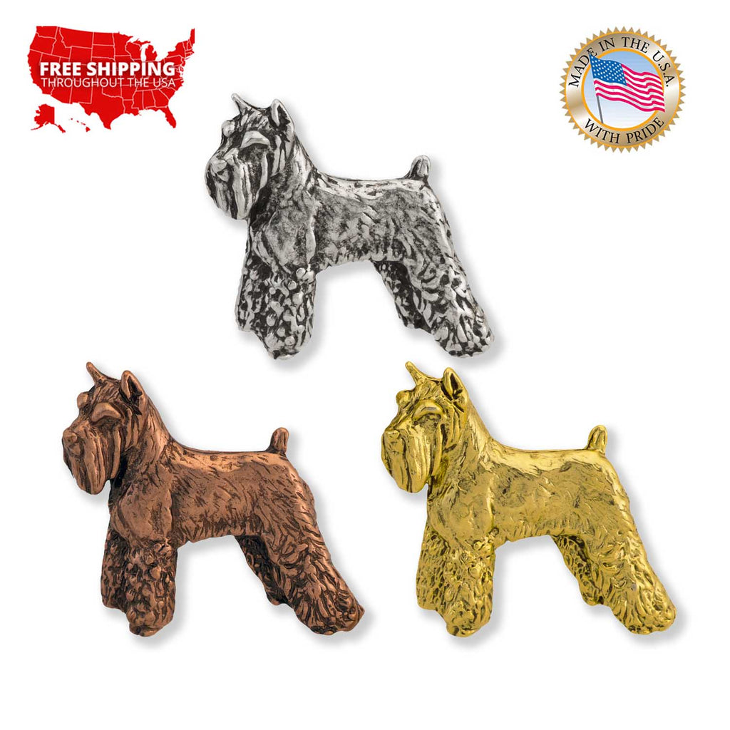 Schnauzer Full Body Mini Pin D458MP