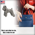 Schnauzer Full Body Mini Pin D458MP