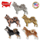 Shiba Inu Dog Full Body Pin D466F