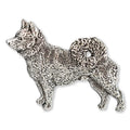 Shiba Inu Dog Full Body Pin D466F