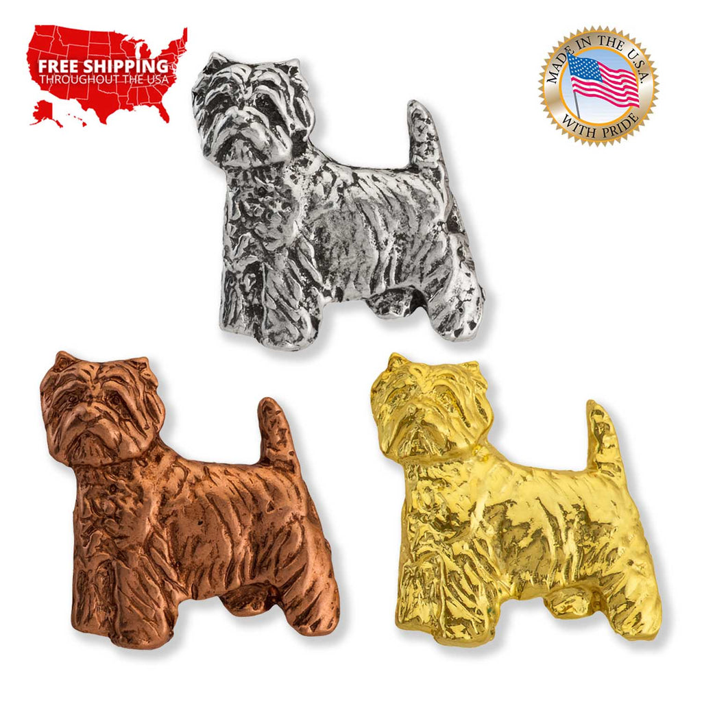 Westie Full Body Mini Pin D478MP