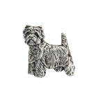 Westie Full Body Mini Pin D478MP
