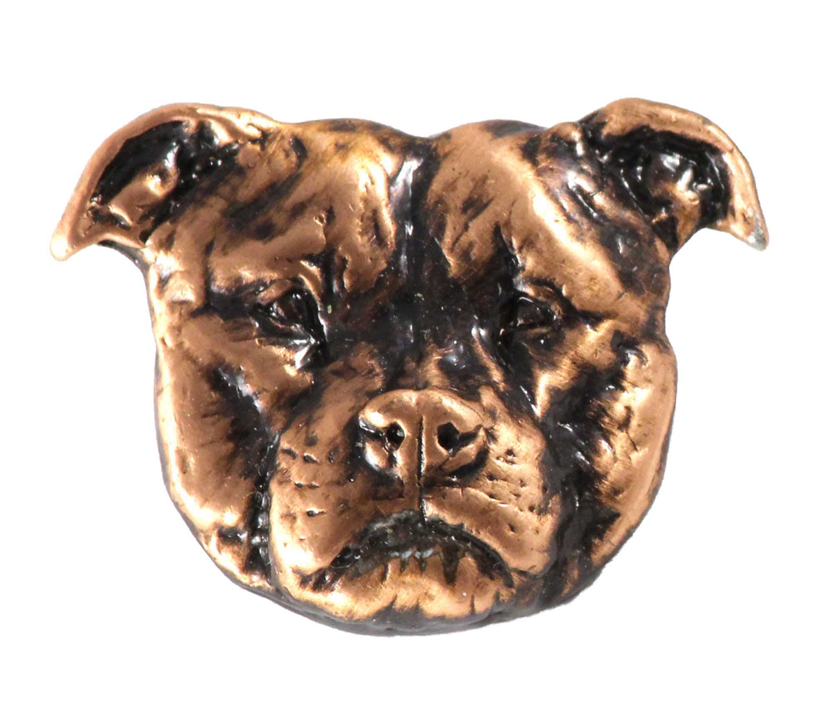 American Bulldog Head Pin D006