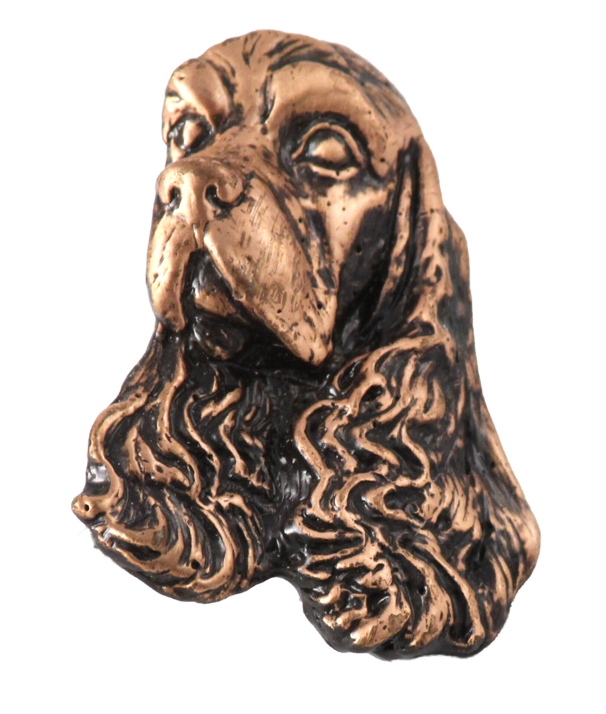 American Cocker Spaniel Dog Head Pin D008