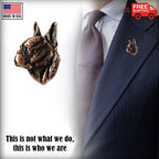 Boston Terrier Dog Head Pin D034