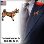 Akita Dog Full Body Pin D304F