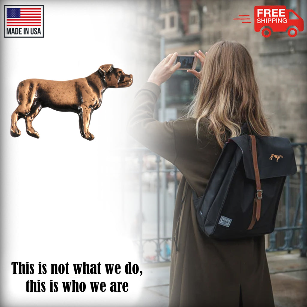 Amstaff Terrier Dog Full Body Pin D312F