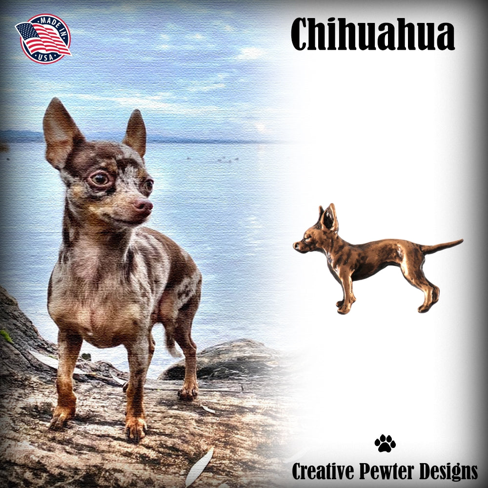 Chihuahua Full Body Pin D348F
