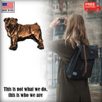 English Bulldog Full Body Pin D372F
