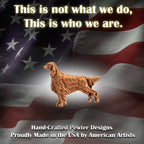 English Setter Full Body Mini Pin D378MP
