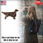English Setter Dog Full Body Pin D378F