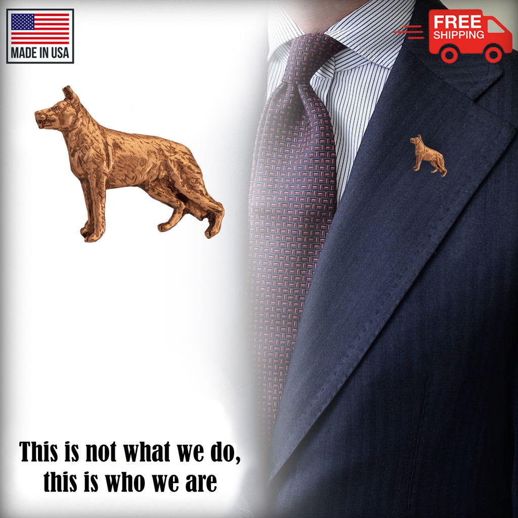 German Shepherd Full Body Mini Pin D384MP