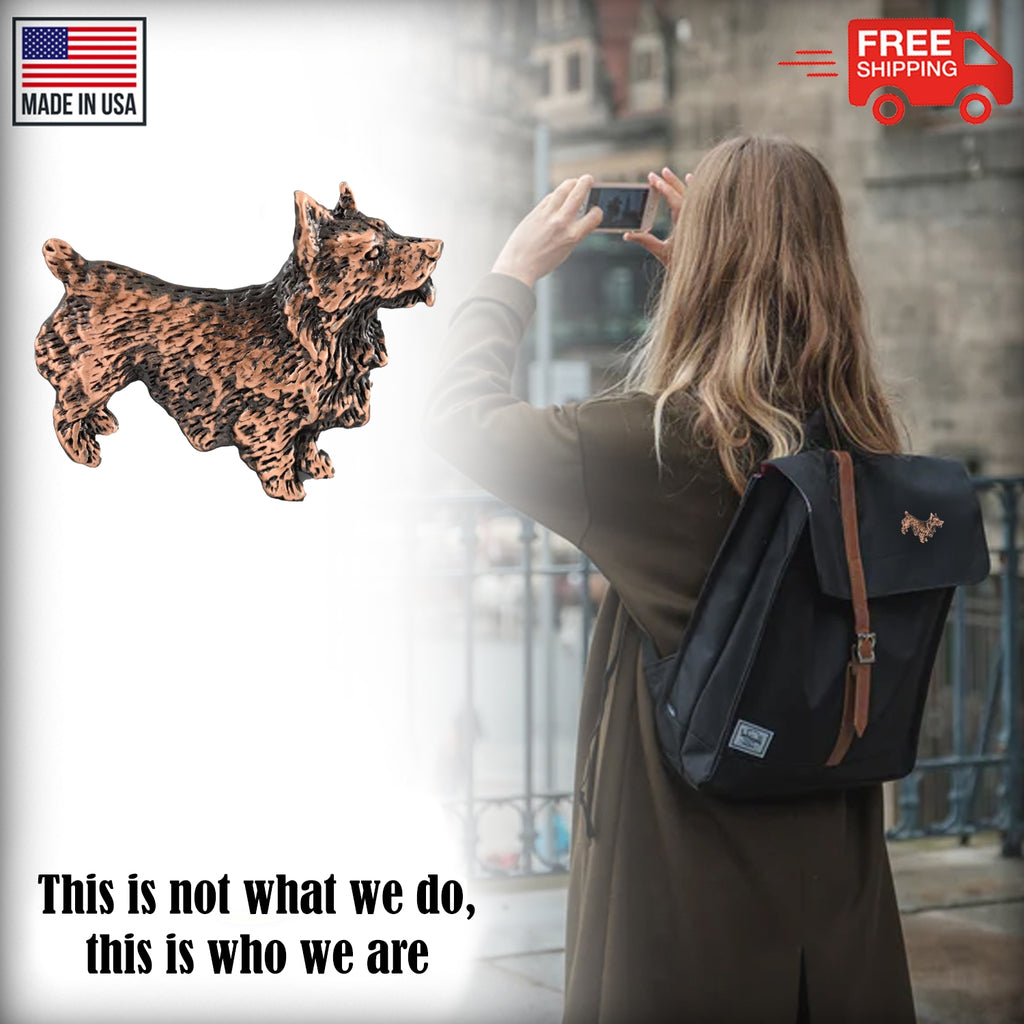 Norwich Terrier Dog Full Body Pin D428F