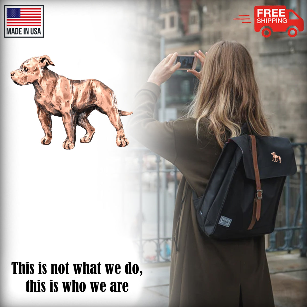 Pit Bull Dog Full Body Pin D438F