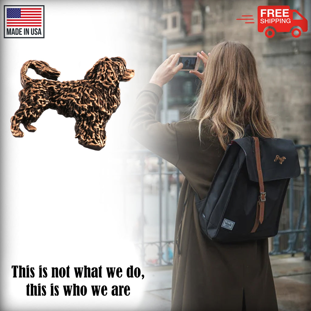 Portuguese Water Dog Full Body Pin D446F