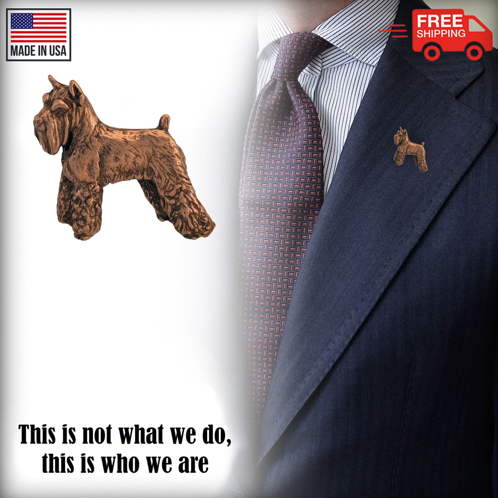Schnauzer Full Body Mini Pin D458MP