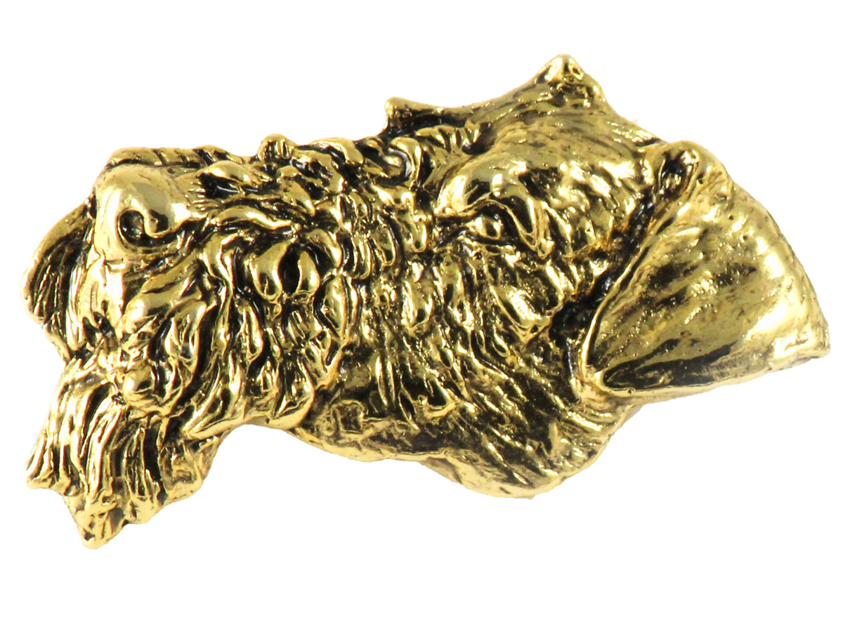 Airedale Terrier Dog Head Pin D002