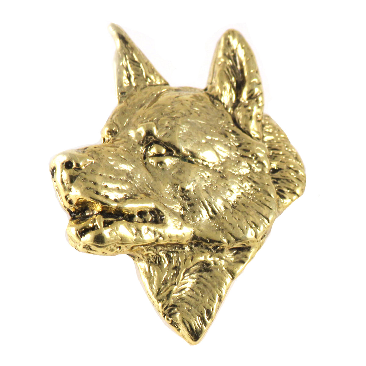 Akita Dog Head Pin D004