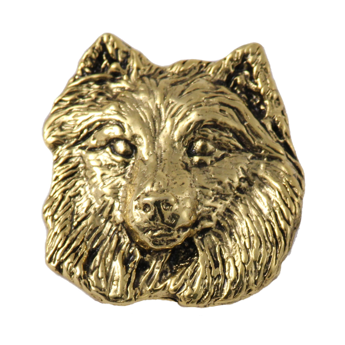American Eskimo Dog Head Pin D010