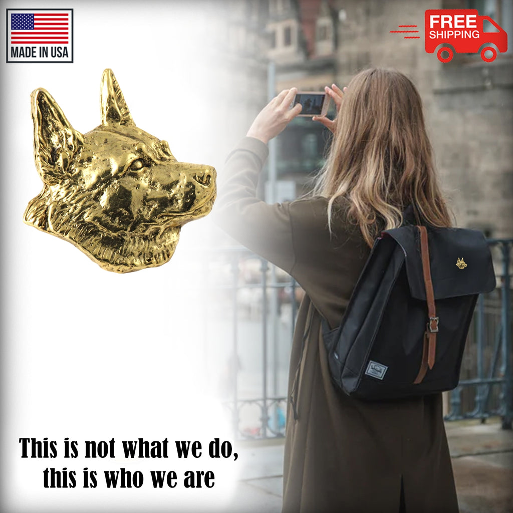 Australian Cattle Dog Head Pin D014