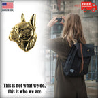 Boston Terrier Dog Head Pin D034