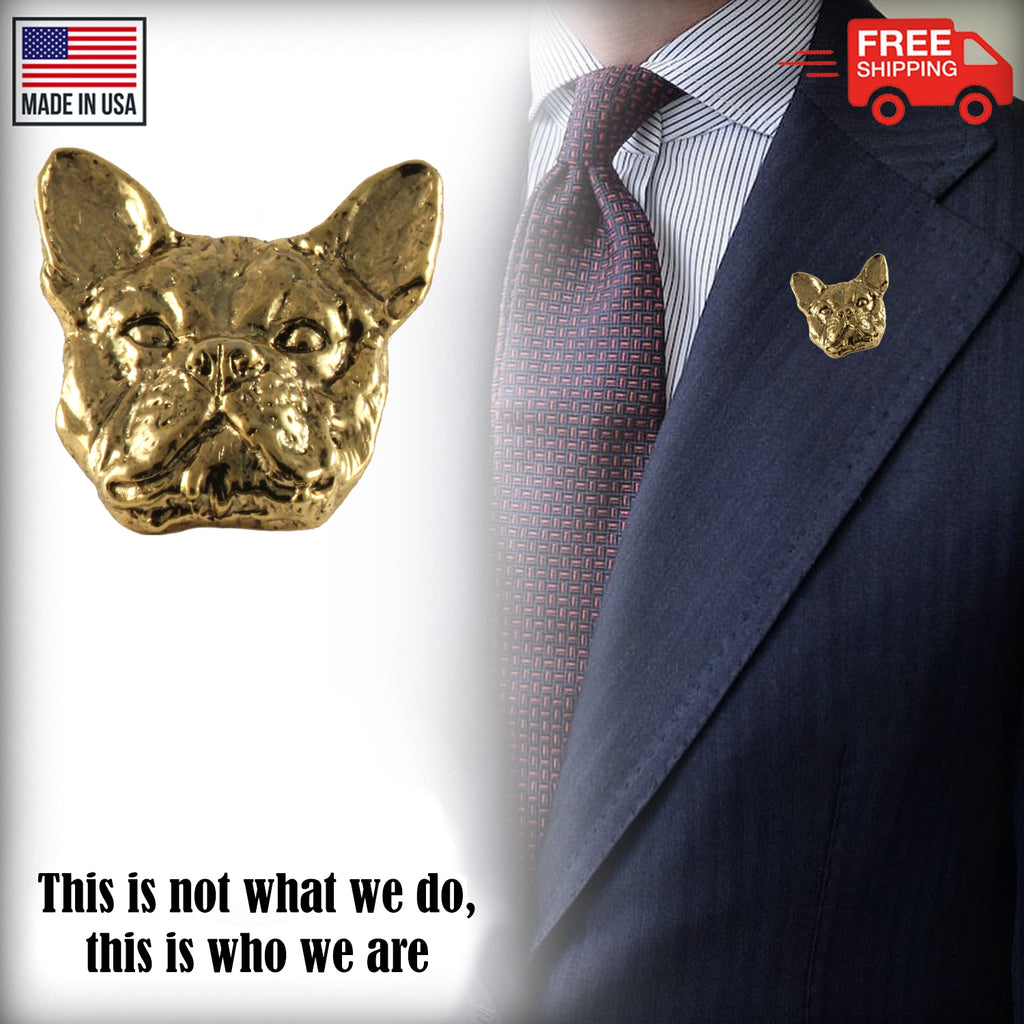 French Bulldog Head Pin D082