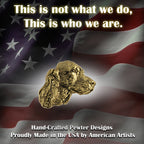 Irish Setter Dog Head Pin D100