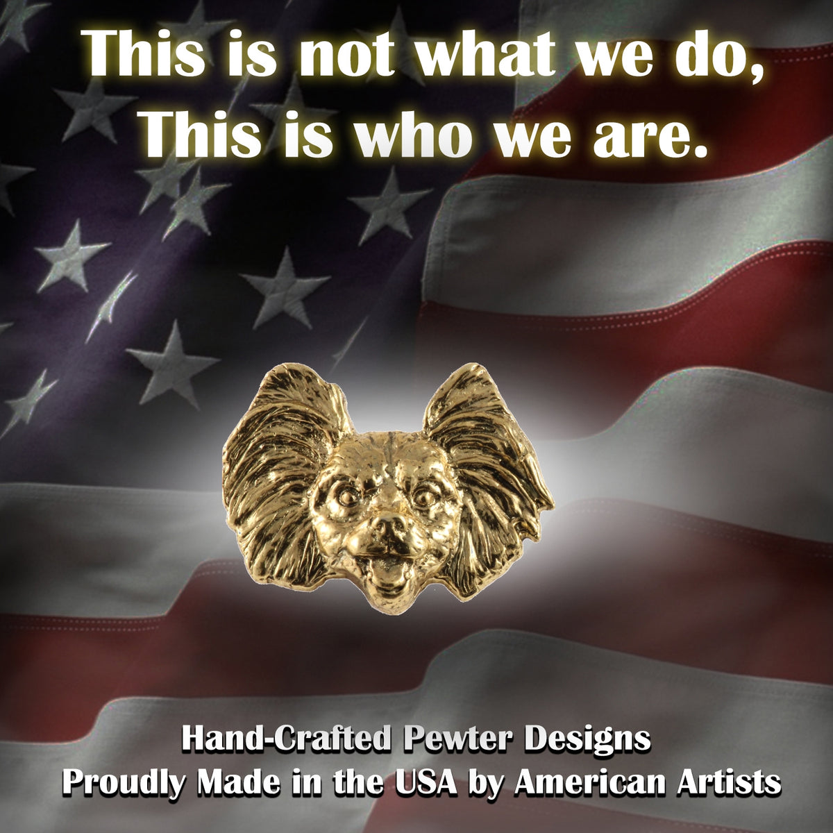 Papillon Head Pin D134
