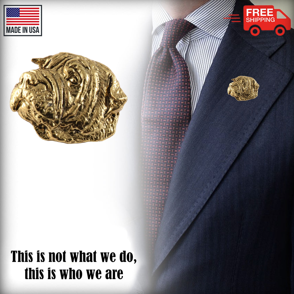 Shar-Pei Dog Head Pin D162