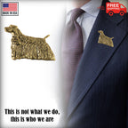 American Cocker Spaniel Dog Full Body Pin D308F