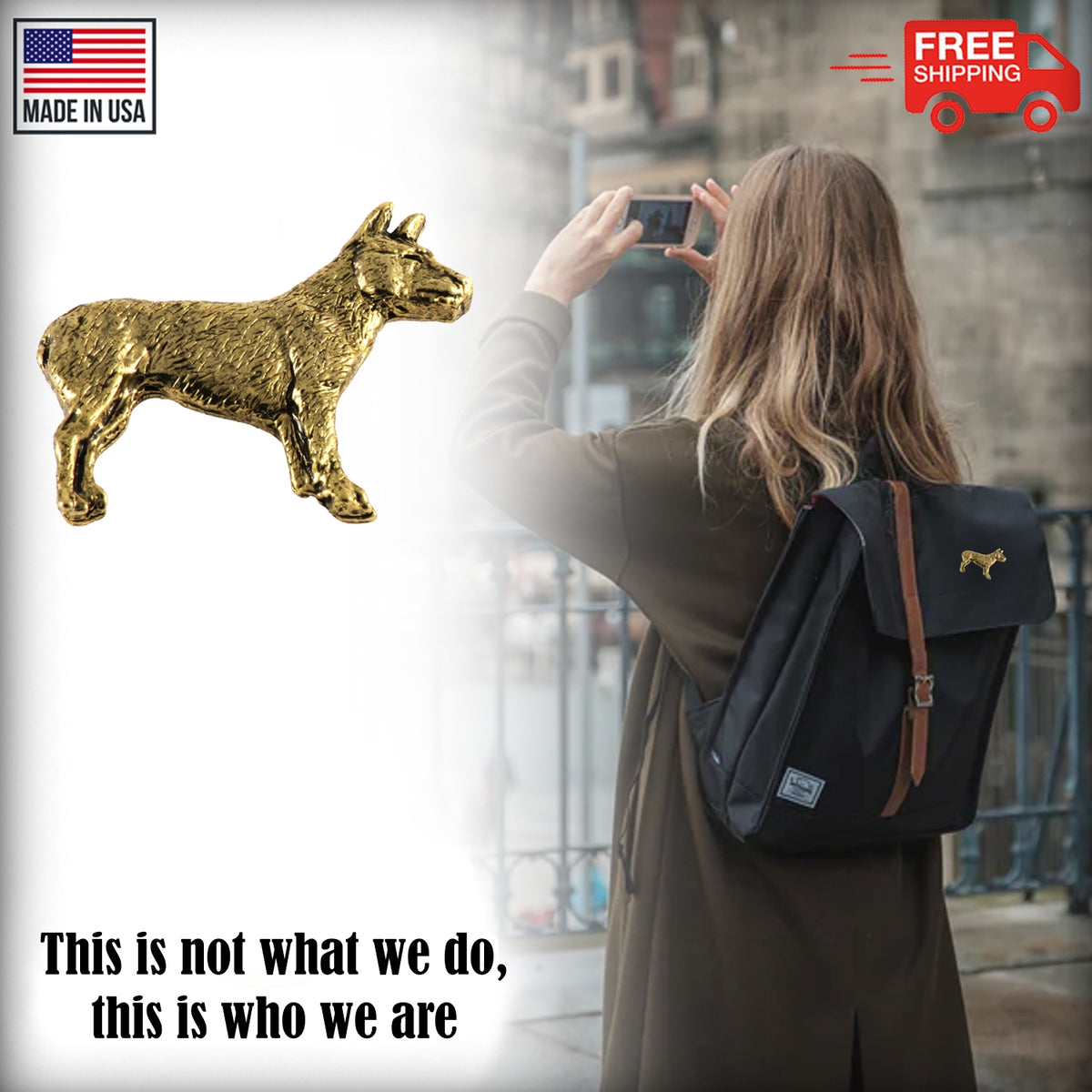 Australian Cattle Dog Full Body Pin D314F